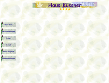 Tablet Screenshot of haus-kuessner.de